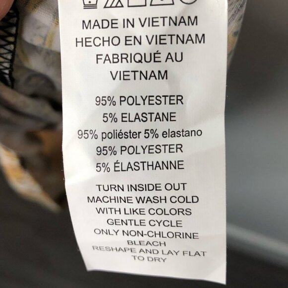 Michael Kors Neutral Paisley Printed V-neck Shift Dress Size XS - Picture 2 of 6